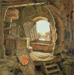 Rembrandts vaders molen, 1838